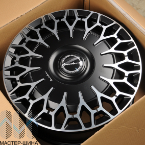 KoKo Kuture 131 8.0x20/6x139.7 D92.5 ET46 Matt Black Polished Face