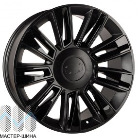 Luistone L1337 9.0x22/6x139.7 D78.1 ET25 Black Matt Wheel-Gloss Black Decoration Strip