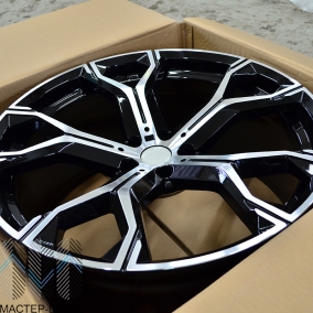 Zumbo Wheels F2100 10.5x22/5x112 D66.6 ET43 Black/machine face