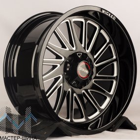 iWheel FA648 10.0x20/5x139.7 D87.1 ET-19 Gloss Black Milled