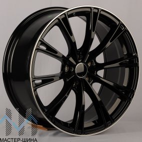 HMD 8003 8.5x19/5x112 D66.5 ET35 Gloss Black Lip Polish
