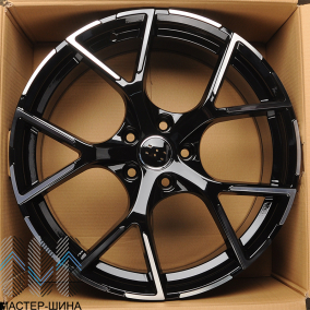 Powcan 3S5997 8.0x18/5x112 D66.6 ET45 BKF+black clear