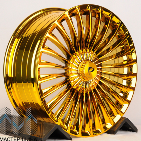 Powcan 3S198 8.5x20/5x112 D66.6 ET38 Gold Chrome