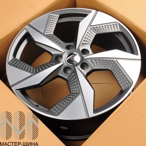 Koko Kuture 5637 8.0x19/5x114.3 D67.1 ET50 Matt Grey Polish(MSDG)