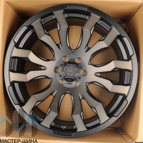 Koko Kuture 0215 9.0x20/6x139.7 D106.1 ET25 Matt Grey With Black Lip