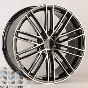 Anzoo H3085F 11.5x21/5*130 D71.6 ET69 Black Machined Face