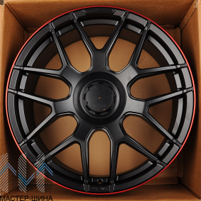 Koko Kuture FF136 8.5x19/5x112 D66.56 ET38 Matte Black Red Lip (��������)