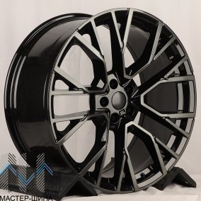 Powcan BK5769 9.5x22/5x112 D66.6 ET32 BKF black clear (MB-B) (��������)