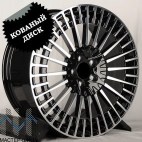 iWheel CR100 9.0x20/5x112 D66.56 ET34 Black Machined Face (��������)
