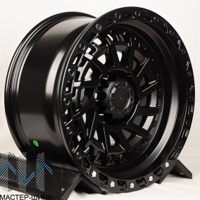 iWheel JT195-8 9.0x18/6x139.7 D110.1 ET0 MB+Silver Rivets