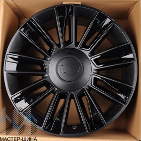 Luistone L1337 9.0x22/6x139.7 D78.1 ET25 Black Matt Wheel-Gloss Black Decoration Strip