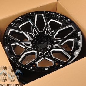 Zumbo Wheels F8531 9.5x20/6x139.7 D106.1 ET12 Gloss Black Milled