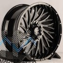 Zumbo Wheels F50 10.0x20/6x135 D106.1 ET-12 Black/Milled