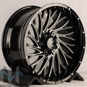 Zumbo Wheels F50 10.0x20/6x135 D106.1 ET-12 Black/Milled