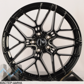 Makstton MST FISSION 718 7.5x17/5x114.3 D73.1 ET35 Piano Black+Milling Letter 