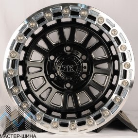 Powcan YS182 8.5x17/6x139.7 D110 ET0 Semi Matte Black