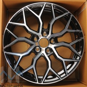 KoKo Kuture FF507 8.5x19/5x108 D73.1 ET35 Gloss Black Maching Face
