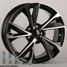 KoKo Kuture FF532 8.0x18/5x112 D66.45 ET35 Gloss Black Face