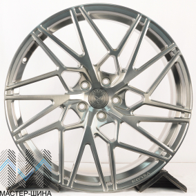 RGW Wheels RGW011L 9.5x21/5x112 D66.56 ET30 Brusched Gloss Black+Left+Aluminum Cap