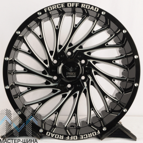 Zumbo Wheels F50 10.0x20/12x135x139.7 D106.1 ET-12 Black/Milled