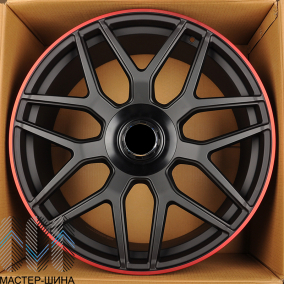 RGW Wheels RGW1903 10.0x21/5x130 D84.1 ET36 Matt Black Machine Red Lip