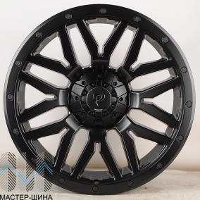 Powcan Y5369 8.0x17/5x127 D77.8 ET15 Black Matt