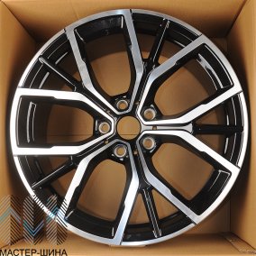 Anzoo H3010D 9.0x19/5x112 D66.6 ET44 Black Machine Face