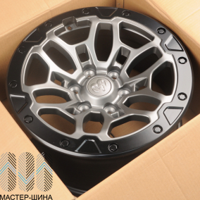 RGW Wheels DH023 9.0x18/6x139.7 D78.1 ET19 Matte Gunmetal With Black Bead Ring