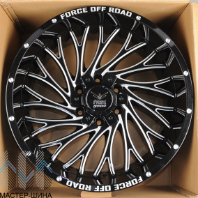 Zumbo Wheels F50 10.0x20/12x135x139.7 D106.1 ET-12 Black/Milled