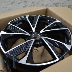 KoKo Kuture SL532 7.5x17/5x112 D66.45 ET38 Gloss Black Face