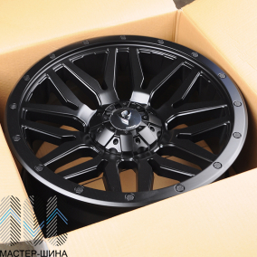 Powcan Y5369 8.0x17/6x135 D106.1 ET15 Black Matt