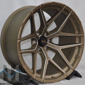 Makstton N40-FF-FK07RK 12.0x22/6x139.7 D100.1 ET-50 Matte bronze+milling windows