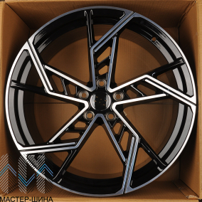 Koko Kuture D5611 9.0x20/5x112 D66.6 ET30 Black Machine Face