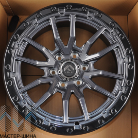 Koko Kuture YC7811 9.0x22/6x139.7 D100.1 ET45 Gunmetal W/M-Blk Lbp