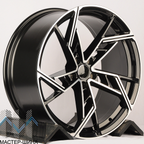 Koko Kuture D5611 9.0x20/5x112 D66.6 ET30 Black Machine Face