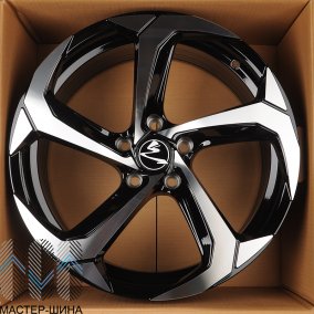 Makstton MST-CK 57 8.5x19/5x112 D66.56 ET35 Piano Black Machine Face