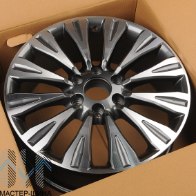 Zumbo Wheels NS03 8.0x20/6x139.7 D78.1 ET35 Gun Grey Machine Face
