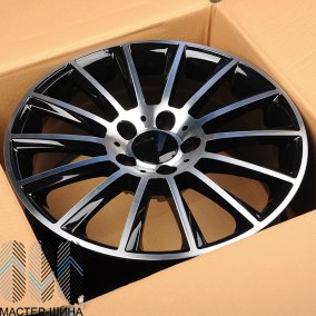 Powcan BK836 8.5x20/5x112 D66.6 ET38 Black Machined Face