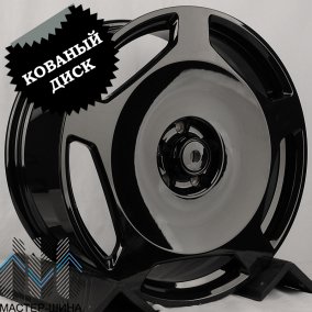 KoKo Kuture 055 9.5x20/5x112 D66.56 ET43.5 Gloss Black Diamond (������)