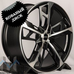 RGW Wheels RGW116 9.5x22/5x108 D63.4 ET38 Matte Black Machine Face