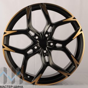 Koko Kuture 544 8.5x19/5x112 D57.1 ET38 Satin Black+Machined Spoke+Bronze Coating