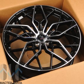 KoKo Kuture FF010 7.5x17/5x114.3 D73.1 ET38 Gloss Black Maching Face