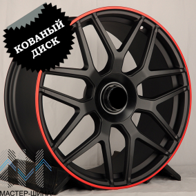 RGW Wheels RGW1903 10.0x21/5x130 D84.1 ET36 Matt Black Machine Red Lip
