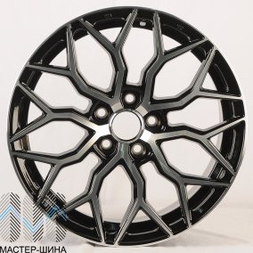 KoKo Kuture FF507 8.5x19/5x108 D73.1 ET35 Gloss Black Maching Face