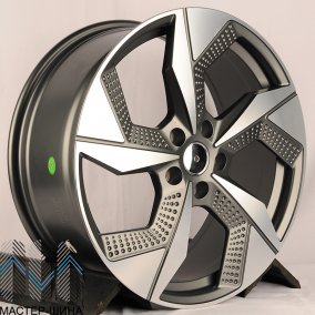 Koko Kuture 5637 8.0x19/5x114.3 D67.1 ET50 Matt Grey Polish(MSDG)
