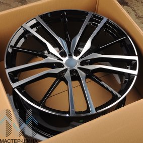 RGW Wheels RGW476 9.5x22/5x112 D66.56 ET30 Gloss Black Machine Face (��������)