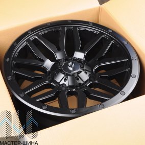Powcan Y5369 9.0x20/10x127x139.7 D77.8 ET15 Black Matt