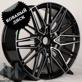 Koko Kuture 083 9.5x22/6x139.7 D78.1 ET20 gloss black machined face+grey coating