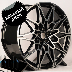 RGW Wheels RGW1842 9.5x22/5x112 D66.56 ET32 Gloss Black Brush With Dark Tint (��������)