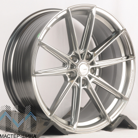 KoKo Kuture FF600 7.5x17/5x112 D66.45 ET38 Titanium Silver